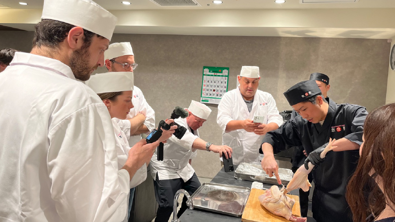 飲食塾の仕事風景