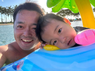 育休を取得した経営サポート事業の社員